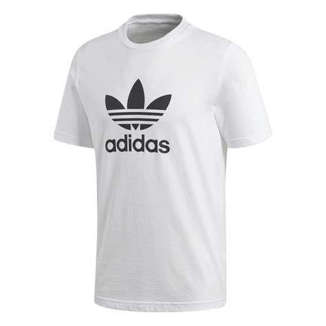 adidas originals trefoil t shirt white